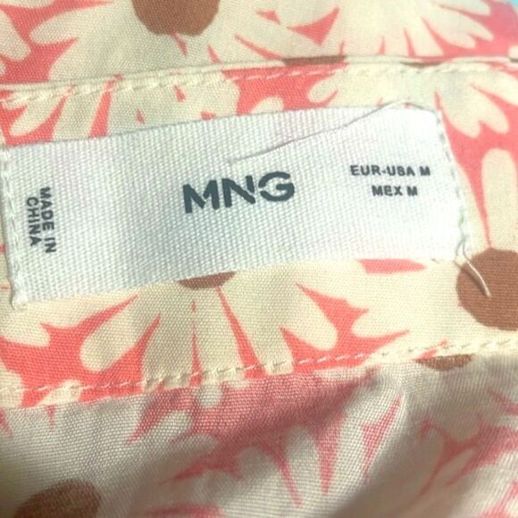 MNG a line flower print pink skirt sz M - Picture 5 of 5